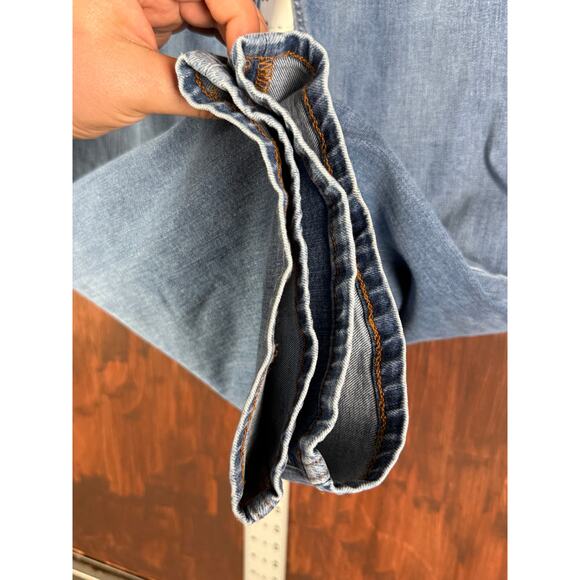 Tecovas Premium Relaxed Fit Denim Jeans Pants Western Cowboy Blue Men 38x32 EUC - Picture 6 of 11